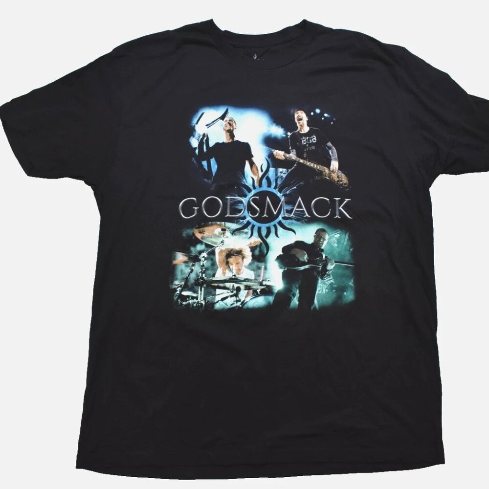 Godsmack 2019 When Legends Rise World Tour Mens Shirt With Cities New XL